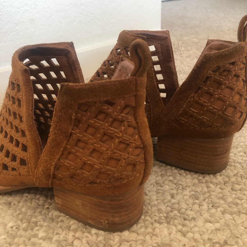 Jeffrey Campbell Cognac Suede Ankle Boot - image 3